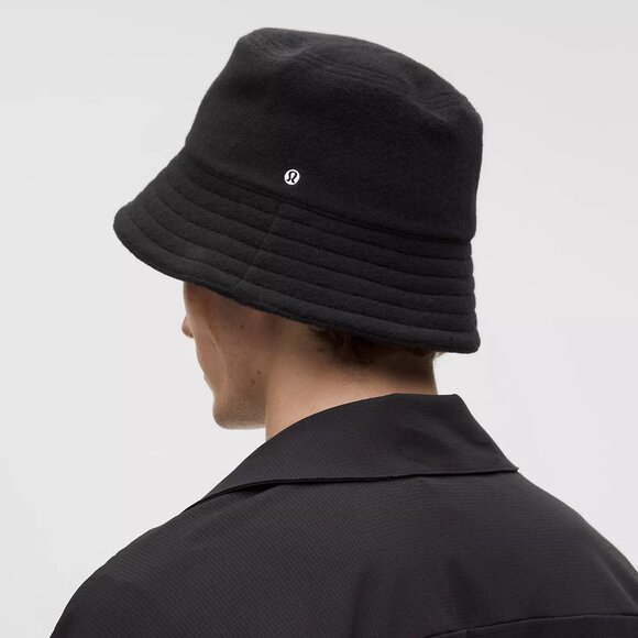 Satin-Lined Wool Bucket Hat - Picture 2 of 3